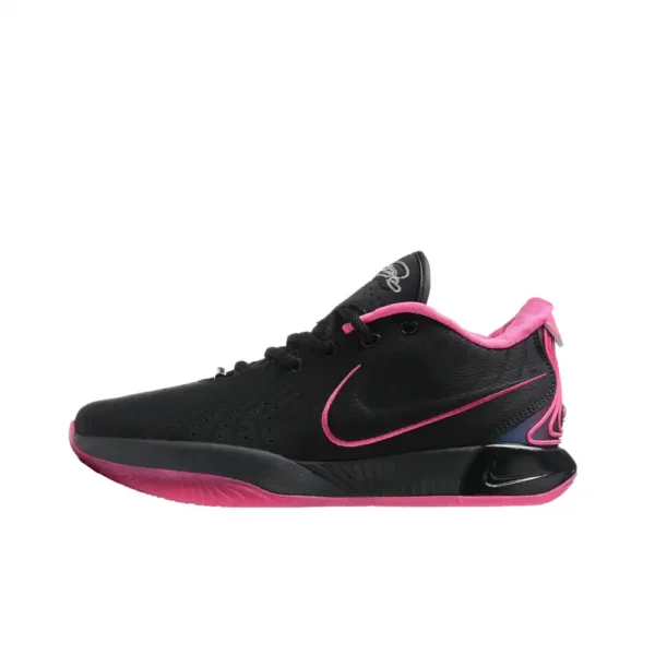 کفش بسکتبال Nike LeBron 21 رنگ مشکی صورتی