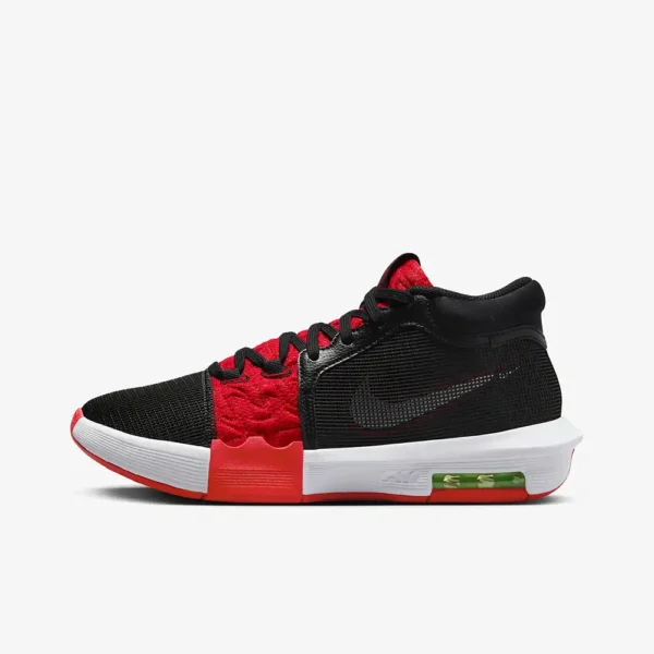 کفش بسکتبال برند Nike مدل Lebron Witness 8 مشکی قرمز