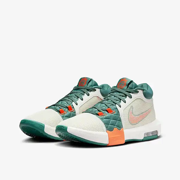 کتونی بسکتبال Nike Lebron Witness 8 نایک لبرون ویتنس 8 سفید سبز
