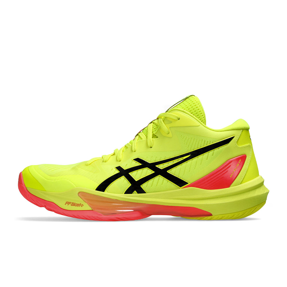 کتونی بسکتبال Asics Sky Elite 3 Paris رنگ زرد فسفری و گلبهی