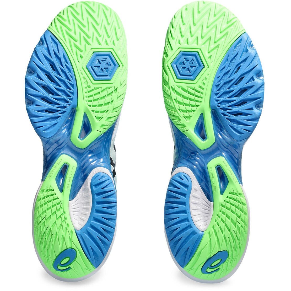 کتونی والیبال Asics Metarise Tokyo رنگ سفید آبی سبز