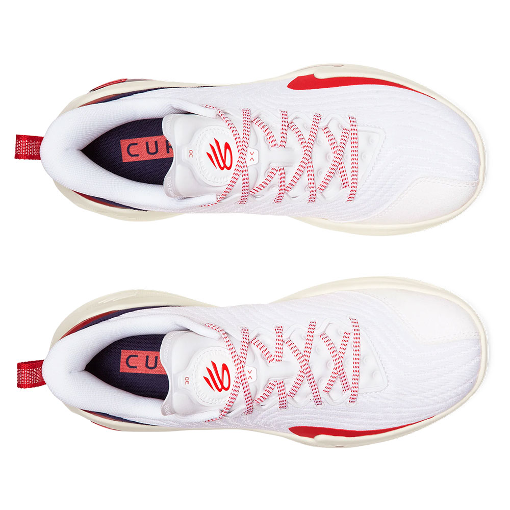 کتونی بسکتبال Under Armour Curry 12 آندر آرمور کری 12 سفید قرمز