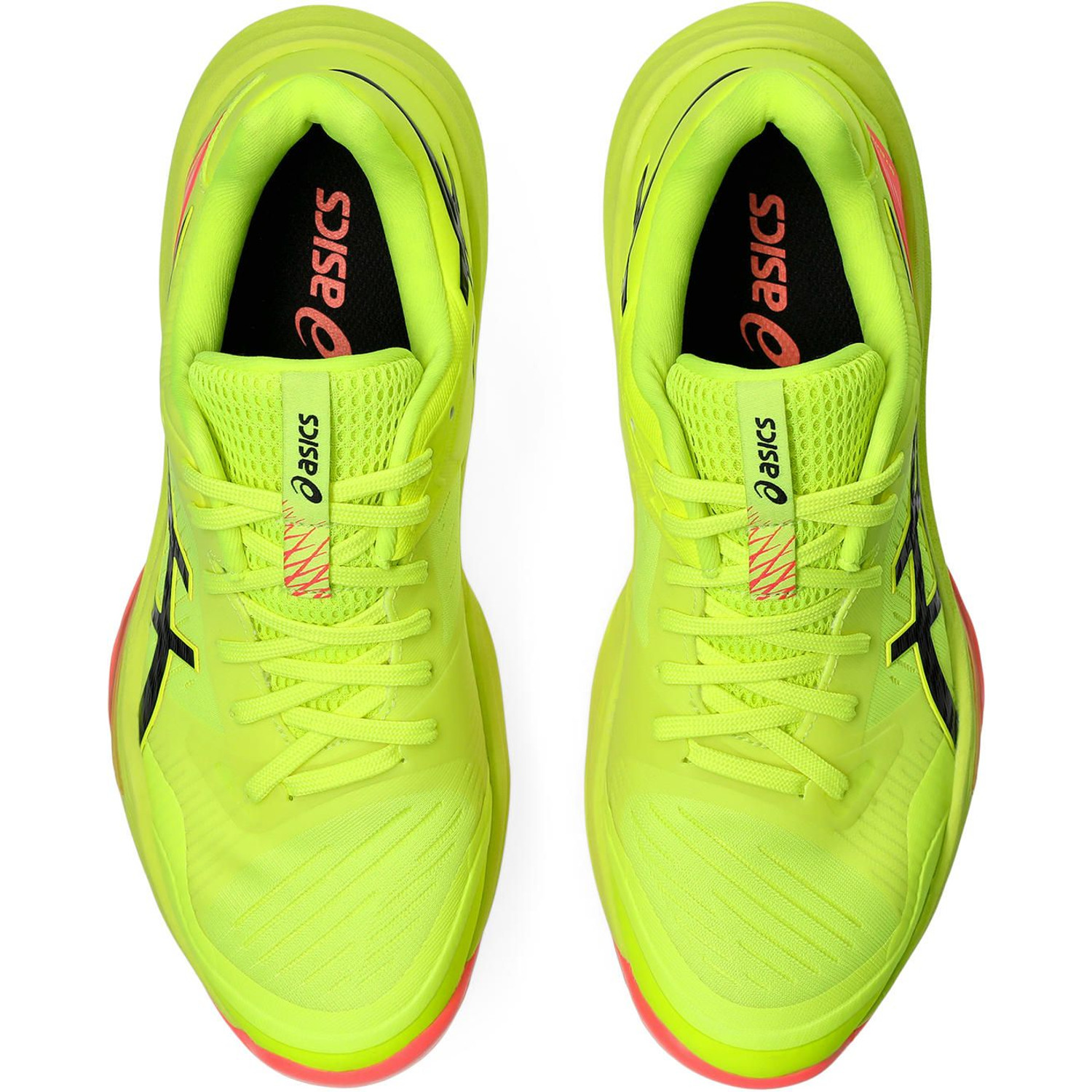 کتونی والیبال بدون ساق Asics Sky Elite 3 Paris Low رنگ زرد فسفری و گلبهی