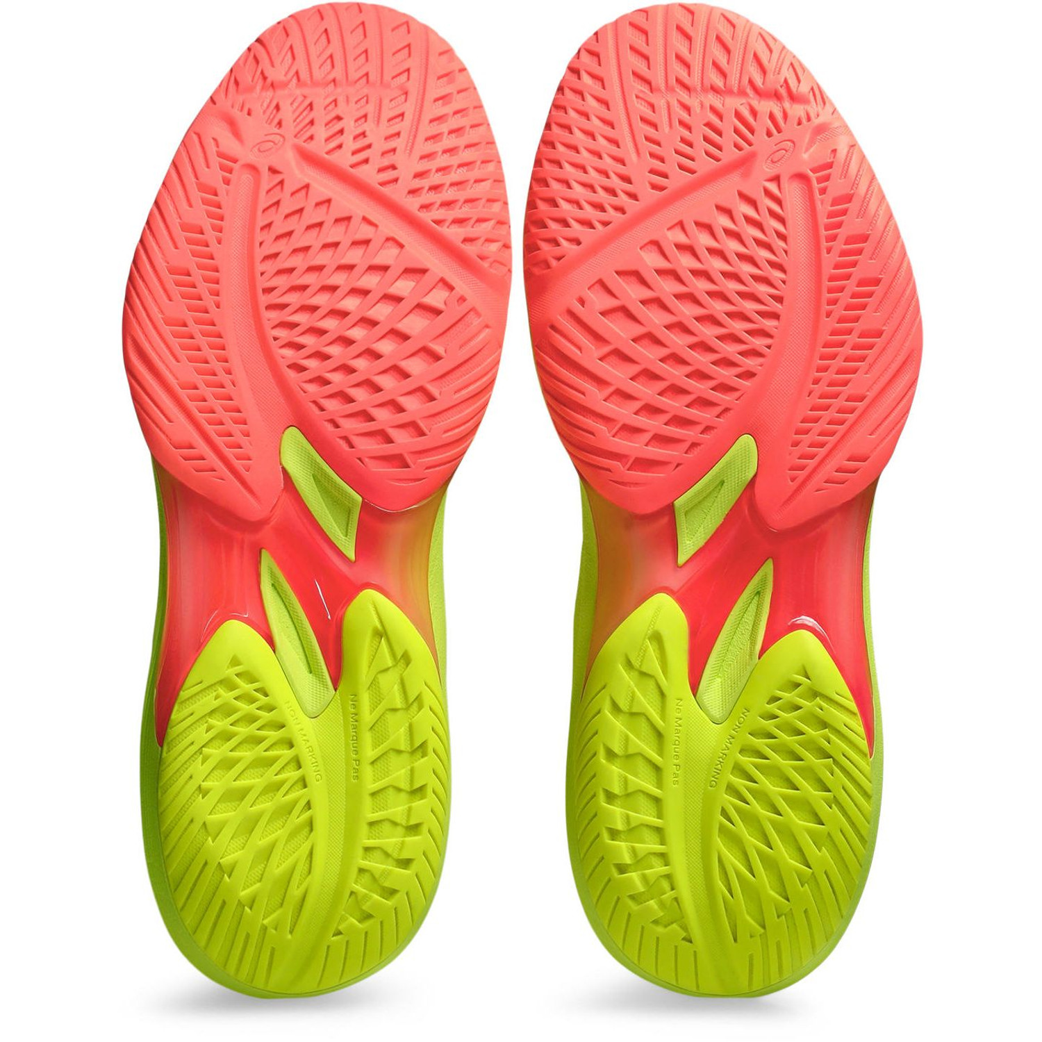 کتونی والیبال بدون ساق Asics Sky Elite 3 Paris Low رنگ زرد فسفری و گلبهی