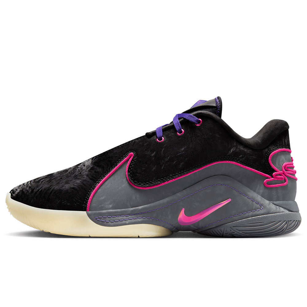کتونی بسکتبال Nike LeBron 22 مشکی صورتی بنفش