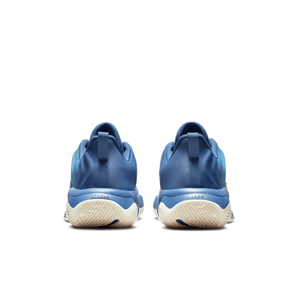 کتونی بسکتبال Nike Giannis Immortality 4 رنگ آبی نارنجی