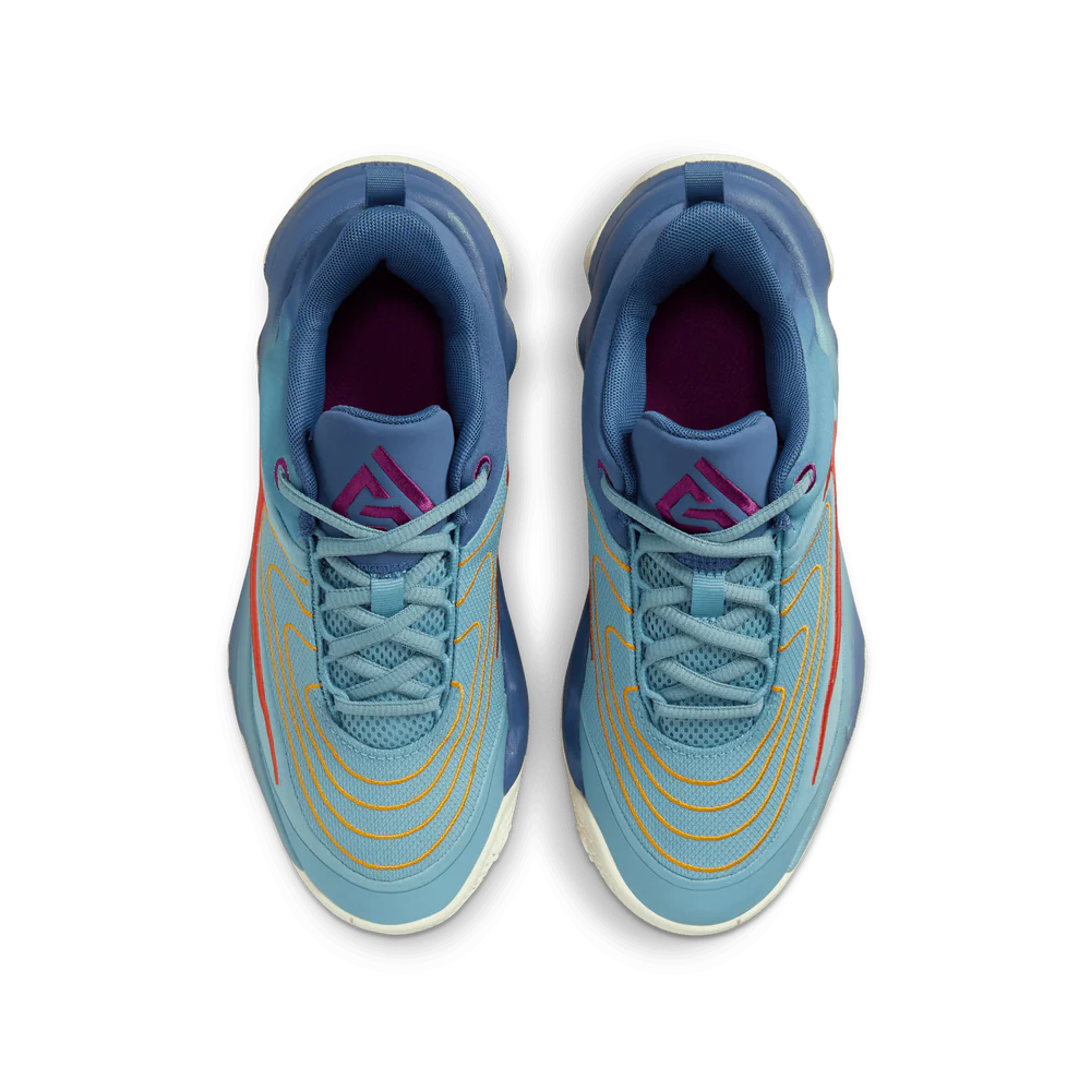کتونی بسکتبال Nike Giannis Immortality 4 رنگ آبی نارنجی