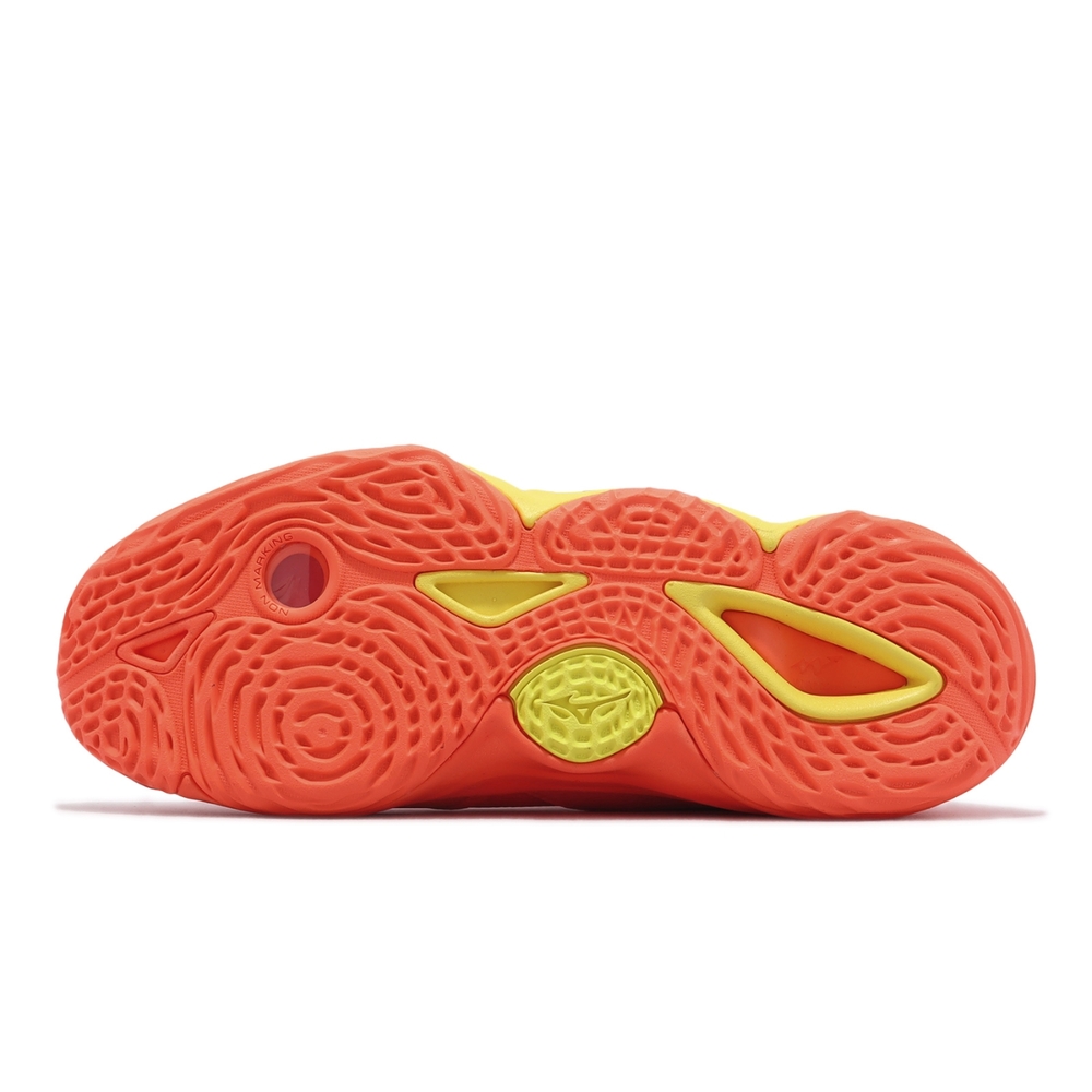 کتونی والیبال Mizuno Momentum 3 میزانو مومنتوم 3 رنگ نارنجی زرد