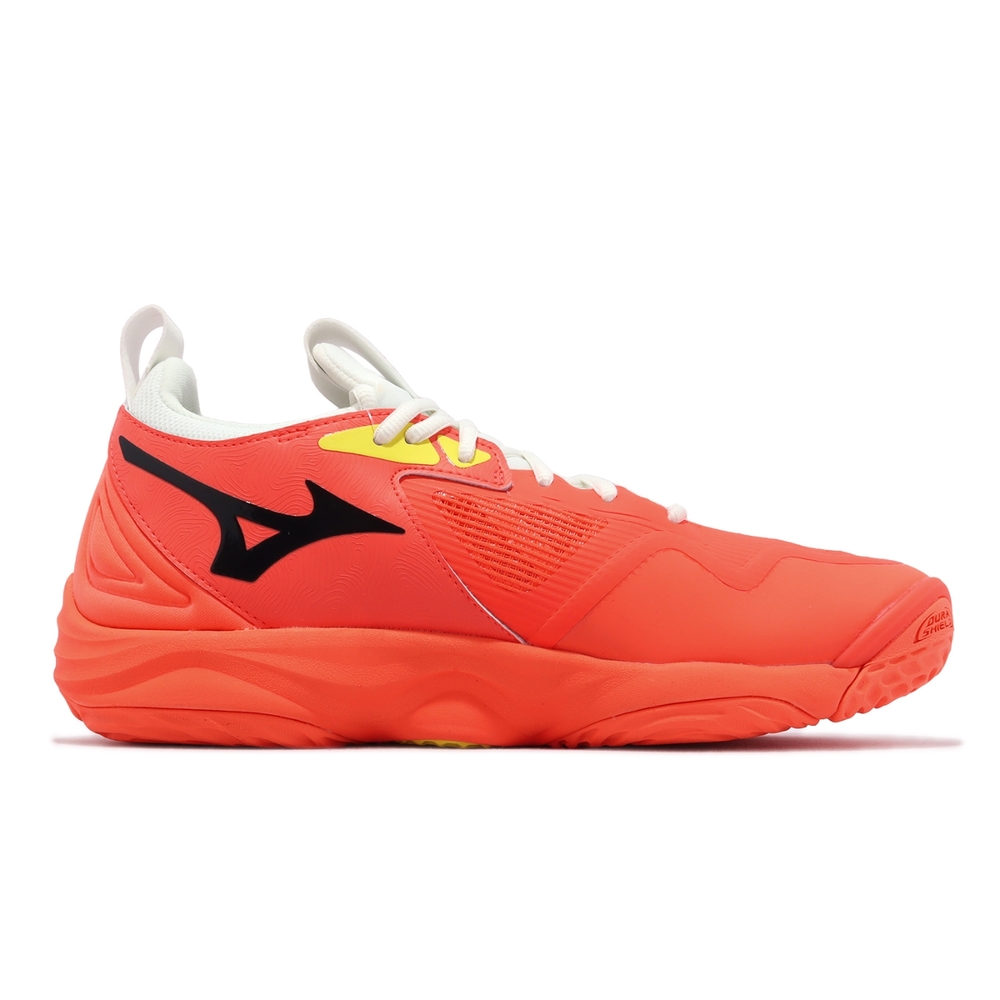 کتونی والیبال Mizuno Momentum 3 میزانو مومنتوم 3 رنگ نارنجی زرد