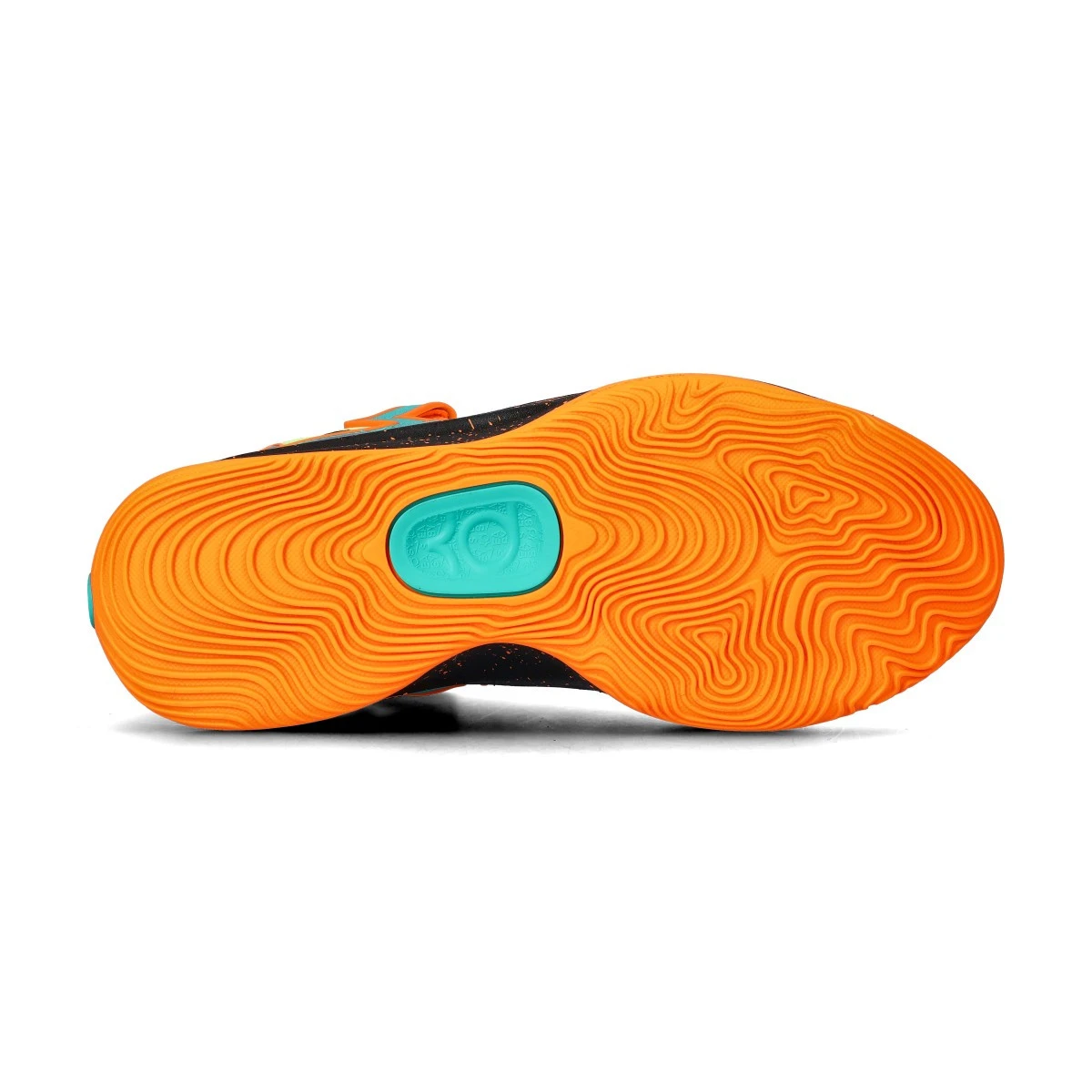 کتونی بسکتبال Nike KD 18 نایک کِی دی 18 رنگ فسفری آبی نارنجی