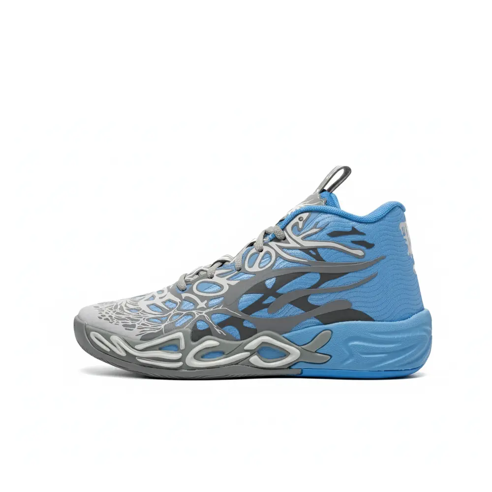 کتونی بسکتبال Puma MB 0.4 رنگ آبی طوسی