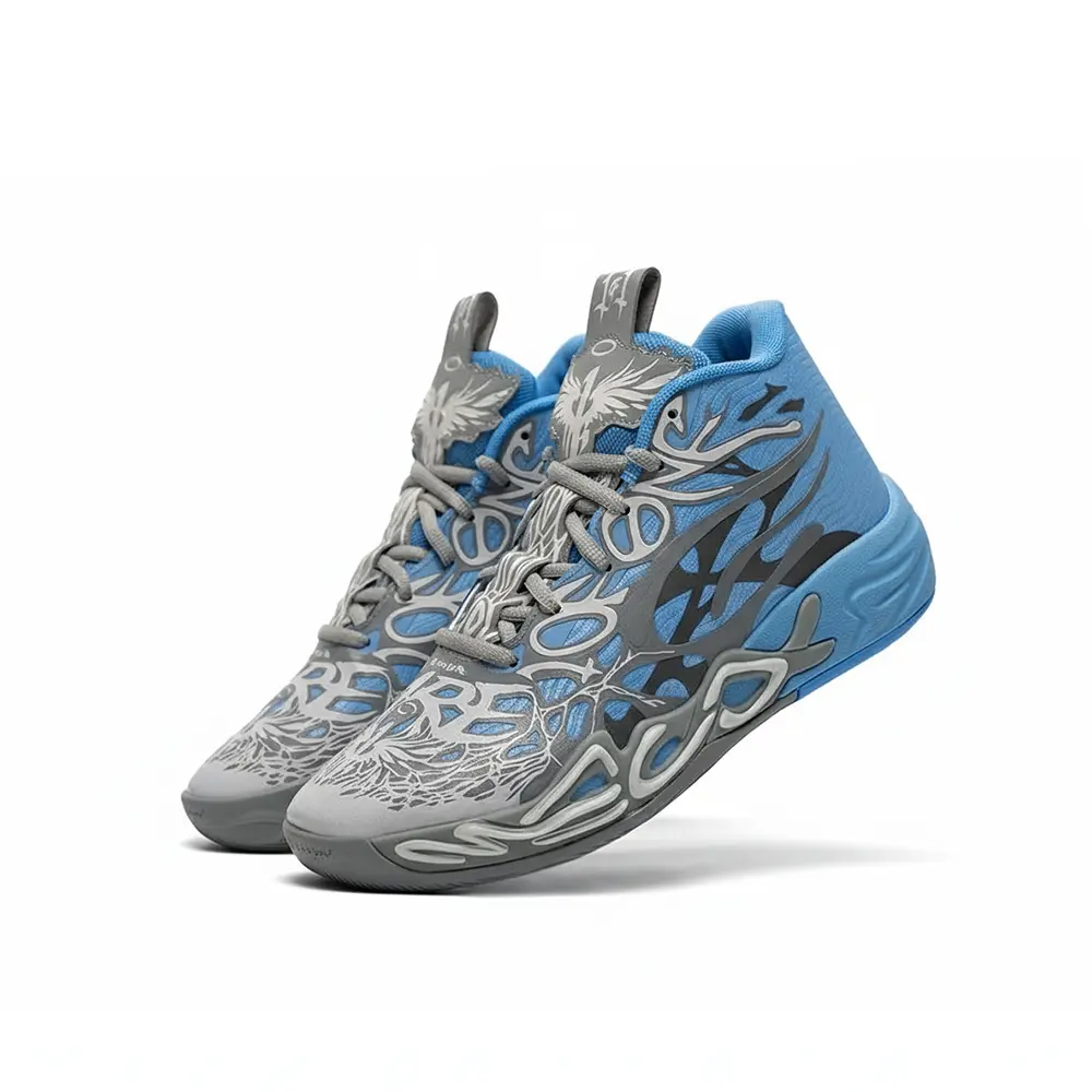 کتونی بسکتبال Puma MB 0.4 رنگ آبی طوسی