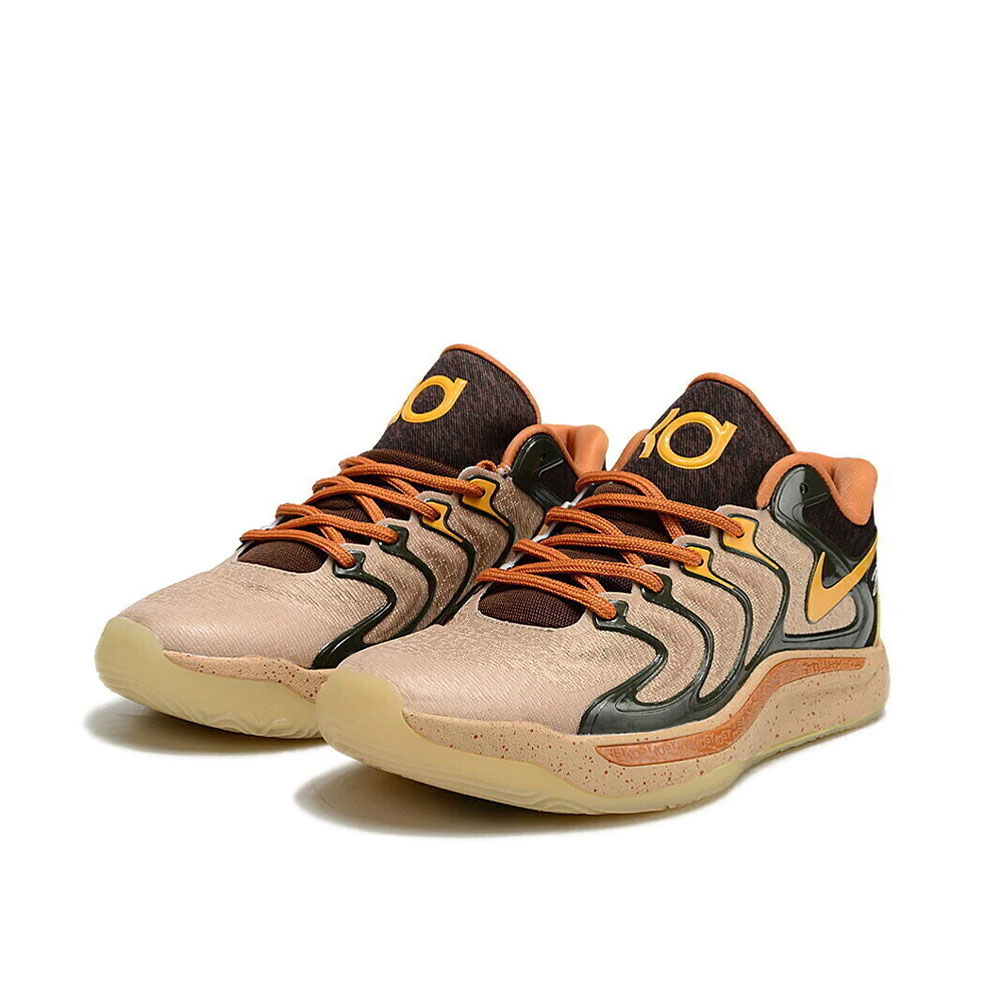 کتونی بسکتبال Nike KD 17 نایک کِی دی 17 لیمویی مشکی