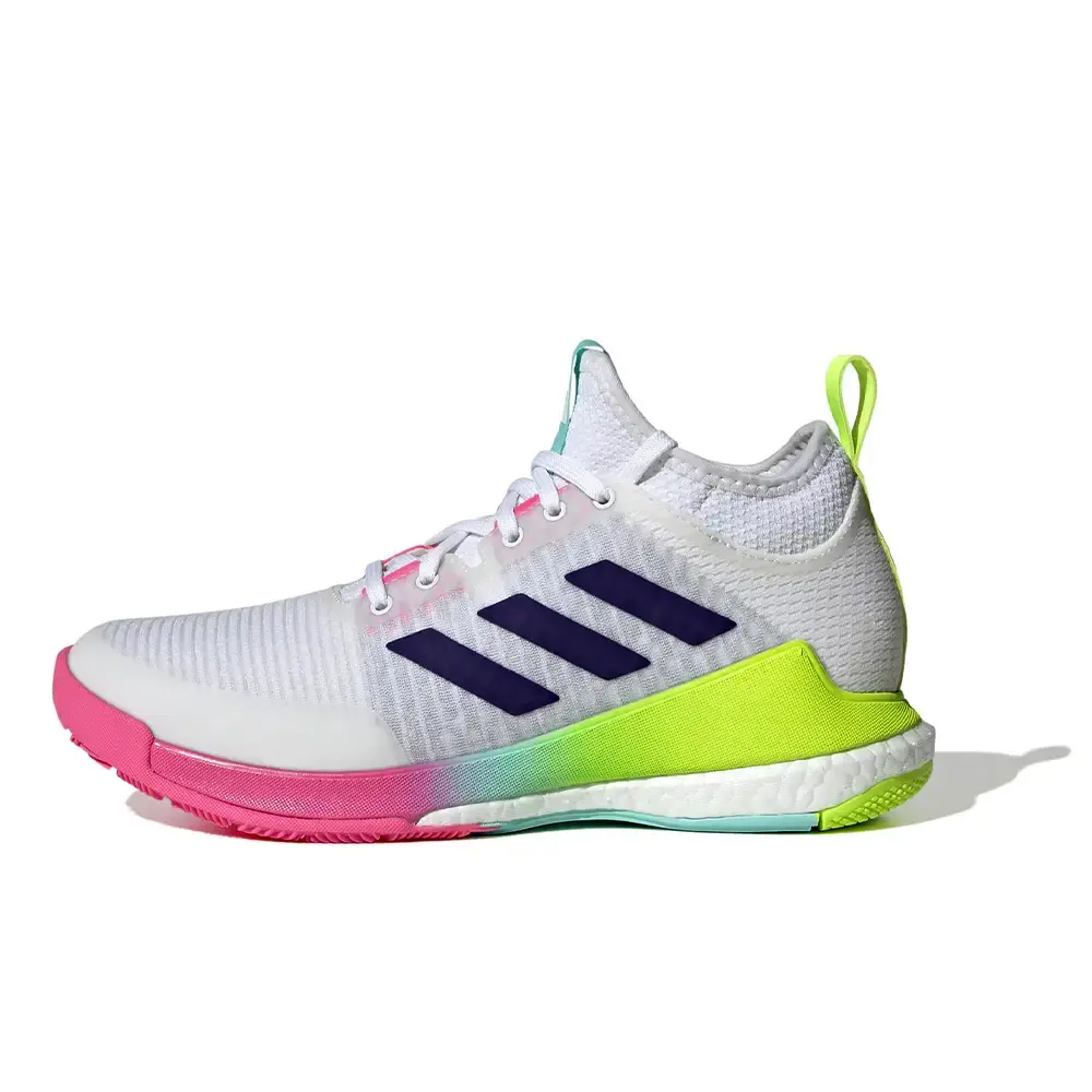 کتونی والیبال Adidas Crazyflight Mid آدیداس کریزی فلایت مید رنگ سفید، رنگارنگ