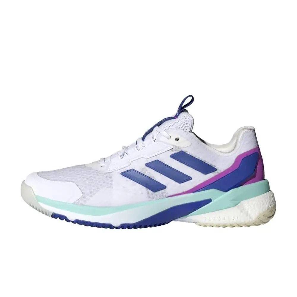 کتونی والیبال Adidas Crazyflight 5 آدیداس کریزی فلایت 5 رنگ سفید آبی بنفش