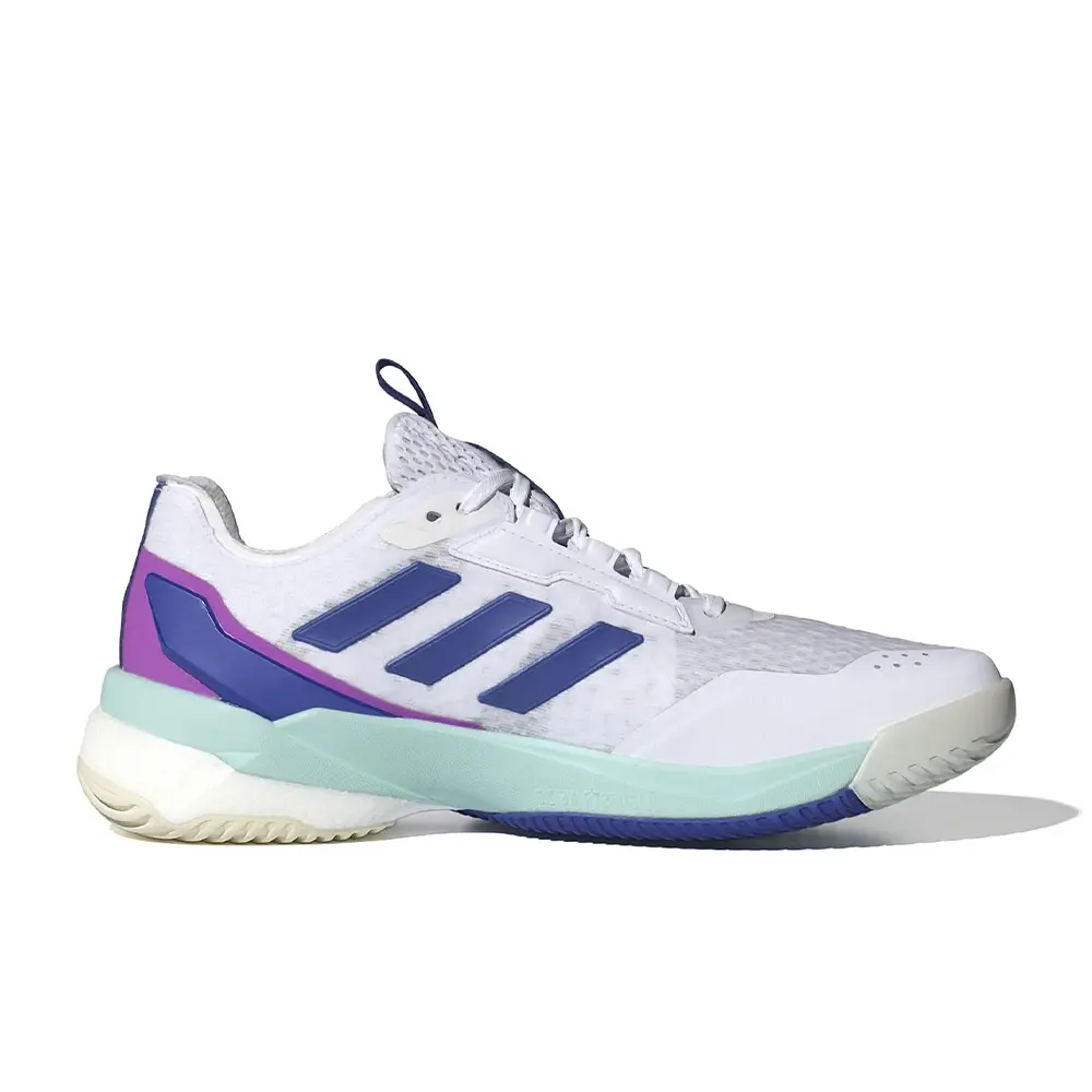 کتونی والیبال Adidas Crazyflight 5 آدیداس کریزی فلایت 5 رنگ سفید آبی بنفش