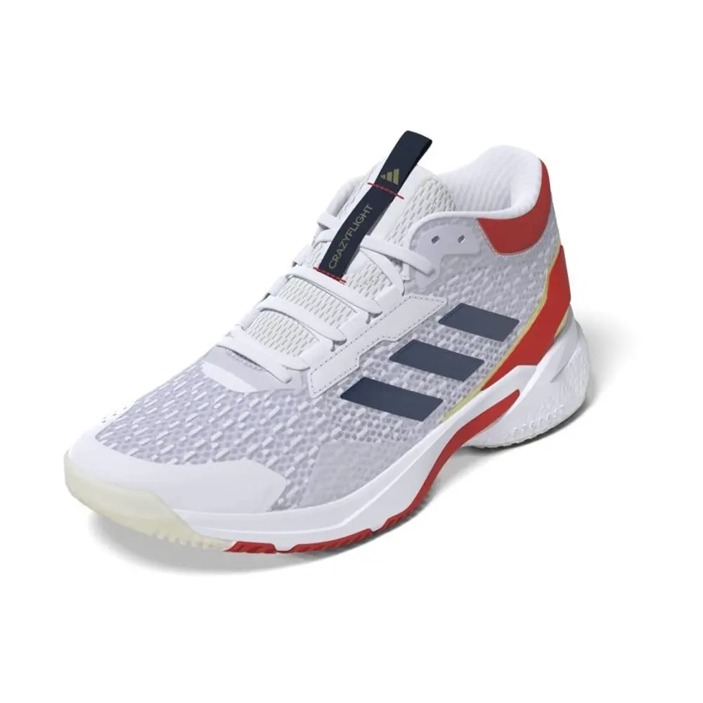 کتونی والیبال Adidas Crazyflight 5 آدیداس کریزی فلایت 5 رنگ سفید قرمز