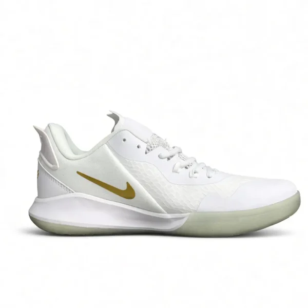 کتونی بسکتبال نایک کوبی مامبا فیوری Nike Kobe Mamba Fury White MetallicGold